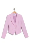 Veronica Beard Hosanna Crop Dickey Jacket In Barely Orchid