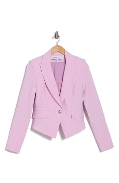 Veronica Beard Hosanna Crop Dickey Jacket In Barely Orchid