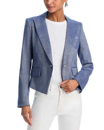 Veronica Beard Hosanna Dickey Jacket In Blue Melange
