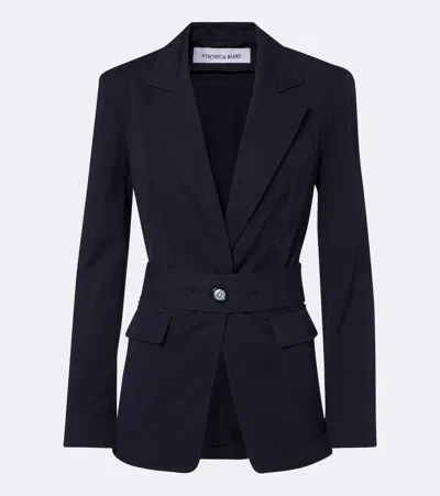 Veronica Beard Howard Cotton-blend Blazer In Blue