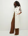 Veronica Beard Hoxton Wool-blend Vest In Ivory