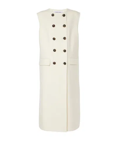 Veronica Beard Hoxton Wool-blend Vest In White