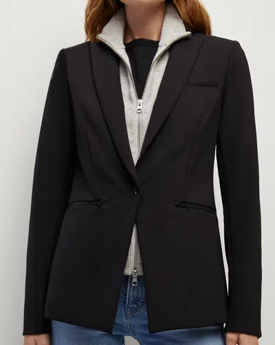 Veronica Beard Iconic Scuba Dickey Jacket In Black