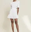 VERONICA BEARD IKER DRESS IN WHITE