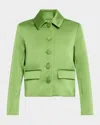 Veronica Beard Imogen Tailored Jacket In Lemongrass