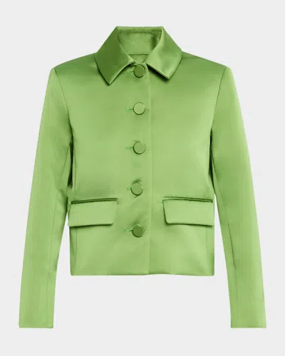 Veronica Beard Imogen Tailored Jacket In Lemongrass