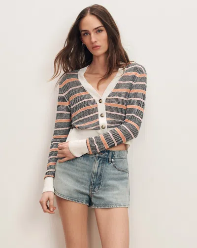 Veronica Beard Ingraham Linen Cardigan