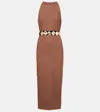 Veronica Beard Isla Embellished Midi Dress