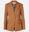 Veronica Beard Izara Dickey Jacket In Brown