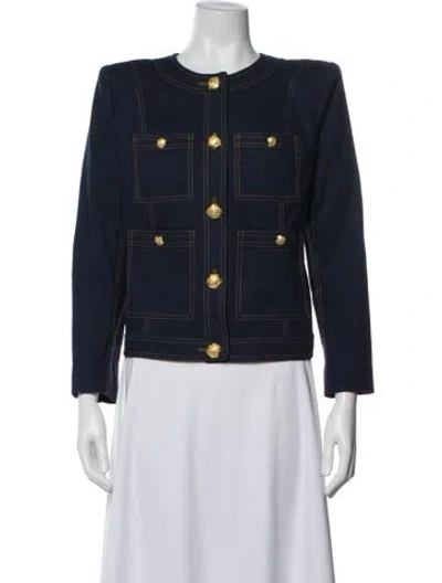 Pre-owned Veronica Beard Jacket In Blue