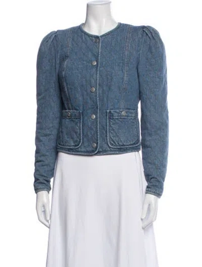 Pre-owned Veronica Beard Jacket In Blue