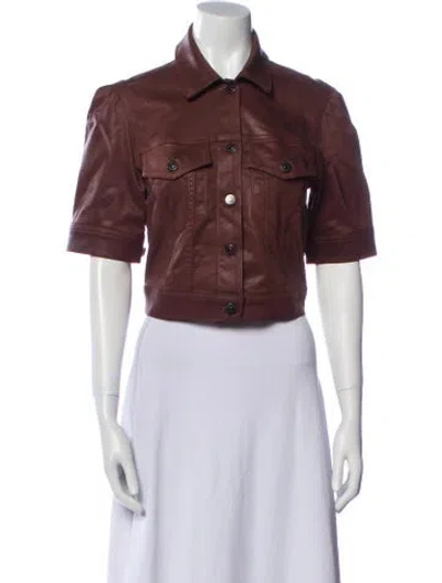 Pre-owned Veronica Beard Jacket In Brown