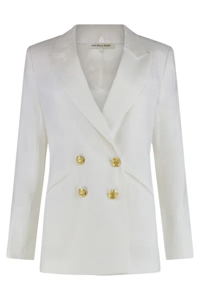 Veronica Beard Jacket Dale Dickey In White