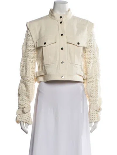 Pre-owned Veronica Beard Jacket In Neutral