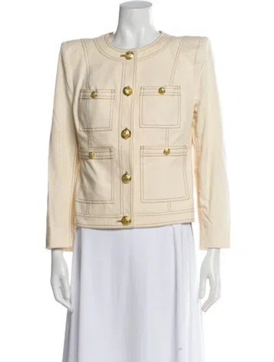 Pre-owned Veronica Beard Jacket In Neutral