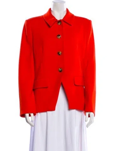 Pre-owned Veronica Beard Jacket In Orange