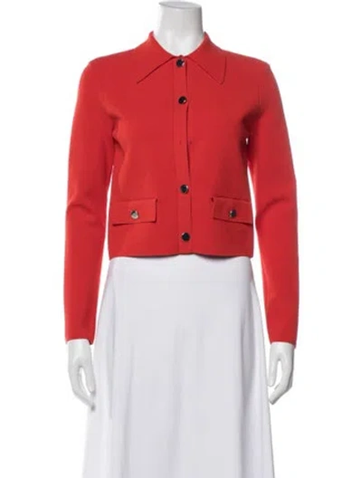 Pre-owned Veronica Beard Jacket In Red