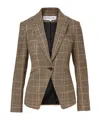 Veronica Beard Kendryn Embellished Dickey Jacket In Brown