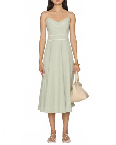 Veronica Beard Janis Midi Dress In Lime In Green