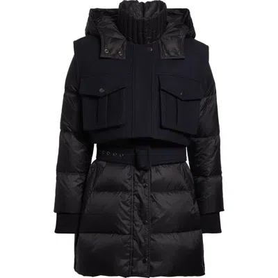 Veronica Beard Jarvis Down Puffer Jacket In Black