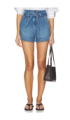 Veronica Beard Jaylen Denim Shorts In Multi