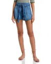 Veronica Beard Jaylen Denim Shorts In Multi