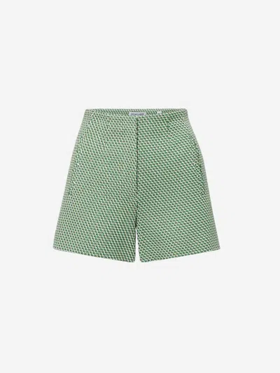 Veronica Beard Jazmín Shorts Pants In Green