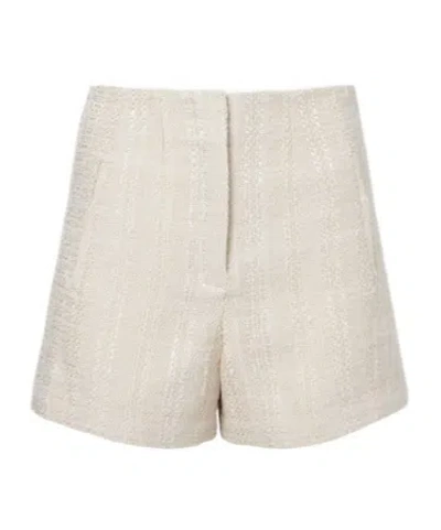 Veronica Beard Jazmin Cotton-blend Tweed Shorts In Brown