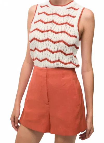 Veronica Beard Jazmin Short In Persimmon