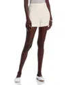 Veronica Beard Jazmin Cotton Tweed Shorts In Ivory Multi