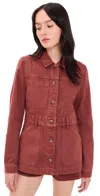 Veronica Beard Jean Anzu Jacket Rust In Rust