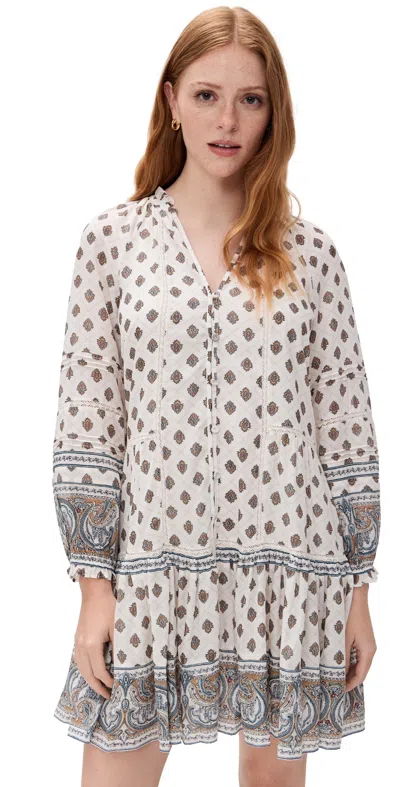 Veronica Beard Jean Belissa Dress Dove Multi