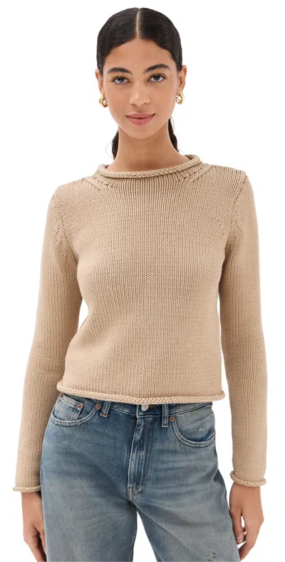 Veronica Beard Jean Briony Pullover Stone Khaki
