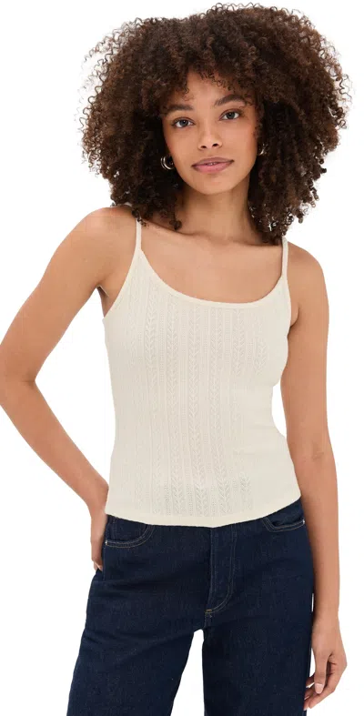 Veronica Beard Jean Brodier Tank Ecru In Sand