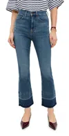 Veronica Beard Jean Carolina Ankle High Rise Skinny Jeans Bandit Beam In Bandit Beam