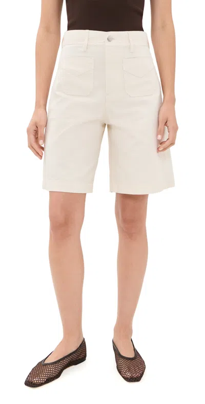 Veronica Beard Jean Carter Shorts Ecru In White