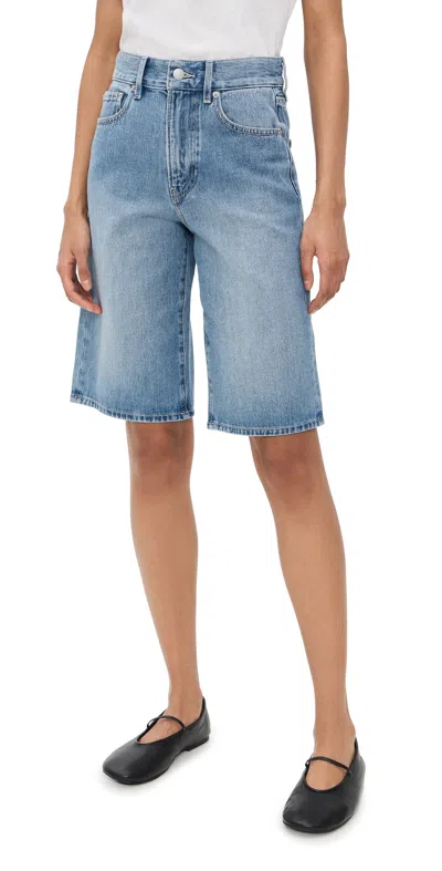 Veronica Beard Jean Charlotte Shorts Silverwood Blue