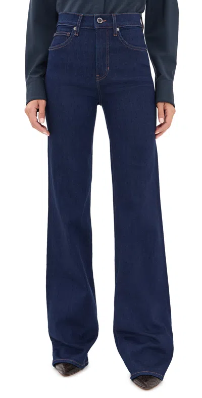 Veronica Beard Jean Crosbie Wide Leg Jeans Indigo Rinse