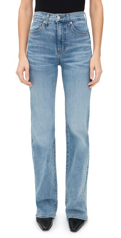 Veronica Beard Jean Crosbie Wide Leg Jeans Rebel Stone