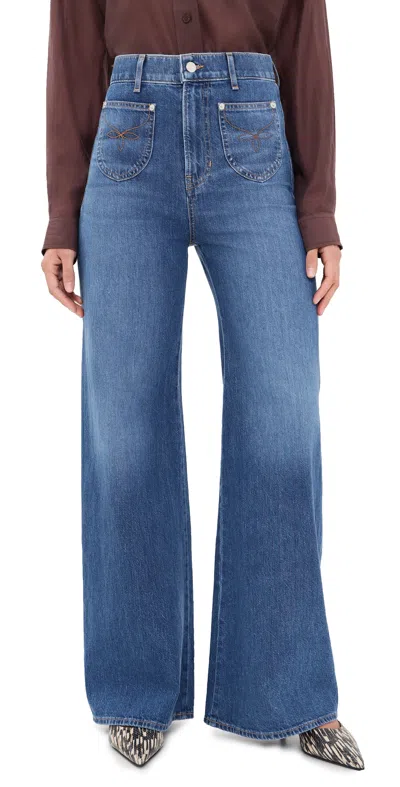 Veronica Beard Jean Grant Western Stitch Jeans Wanderer