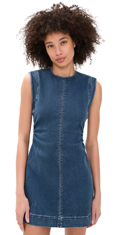 Veronica Beard Jean Imara Mini Dress Dark Bright Blue
