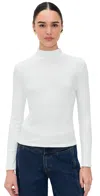 Veronica Beard Jean Nate Top White In White