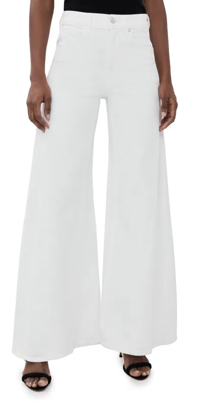 Veronica Beard Jean Vicki Extra Wide Leg Jeans White