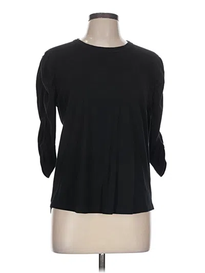 Pre-owned Veronica Beard Jeans 3/4 Sleeve Top In Black