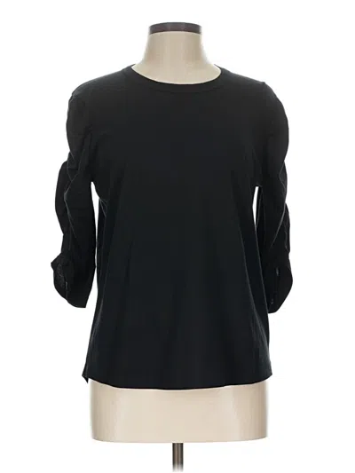 Pre-owned Veronica Beard Jeans 3/4 Sleeve Top In Black