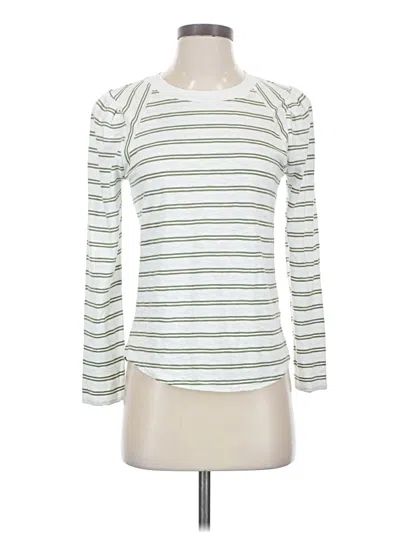 Pre-owned Veronica Beard Jeans 3/4 Sleeve T-shirt In Ivory