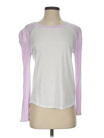 Pre-owned Veronica Beard Jeans 3/4 Sleeve T-shirt In White