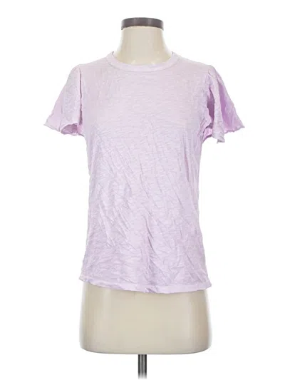 Pre-owned Veronica Beard Jeans Active T-shirt In Purple