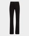 Veronica Beard Jeans Beverly High-rise Flared Jeans In Onyx