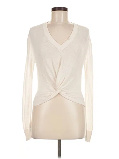 Pre-owned Veronica Beard Jeans Cardigan Sweater In White